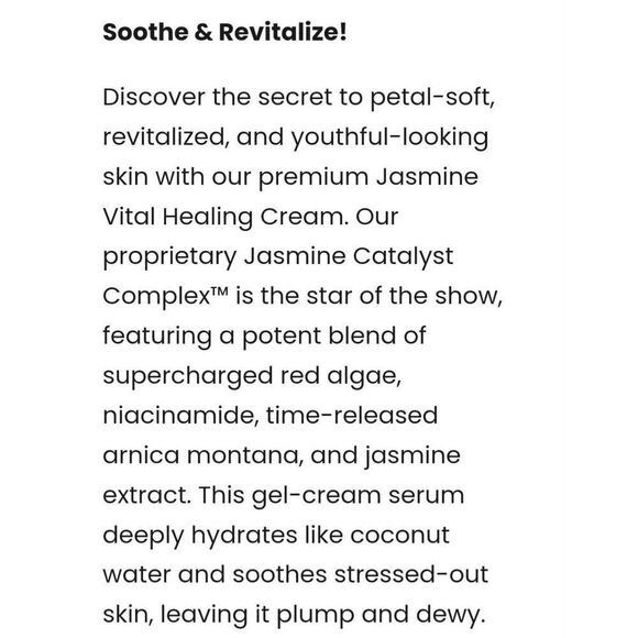 CLARKS BOTANICALS JASMINE VITAL HEALING CREAM New sealed msrp $125 - Picture 6 of 16